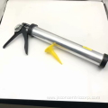 Aluminum sausage caulk gun for silicone sealant